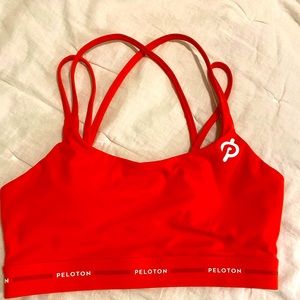 Peloton Cadence / Cadent Strappy Sports Bra - Size L - Fiesta Red - NWT